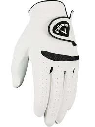 Callaway Gents Weather Spann Glove RH White (Left Hand Golfer)