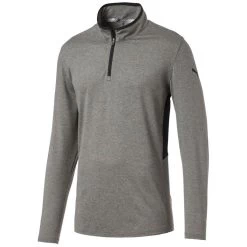Puma Gents Rotation ¼ Zip Puma Medium Grey Heather 03