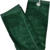 Longridge Blank Luxury 3 Fold Golf Towel -Green
