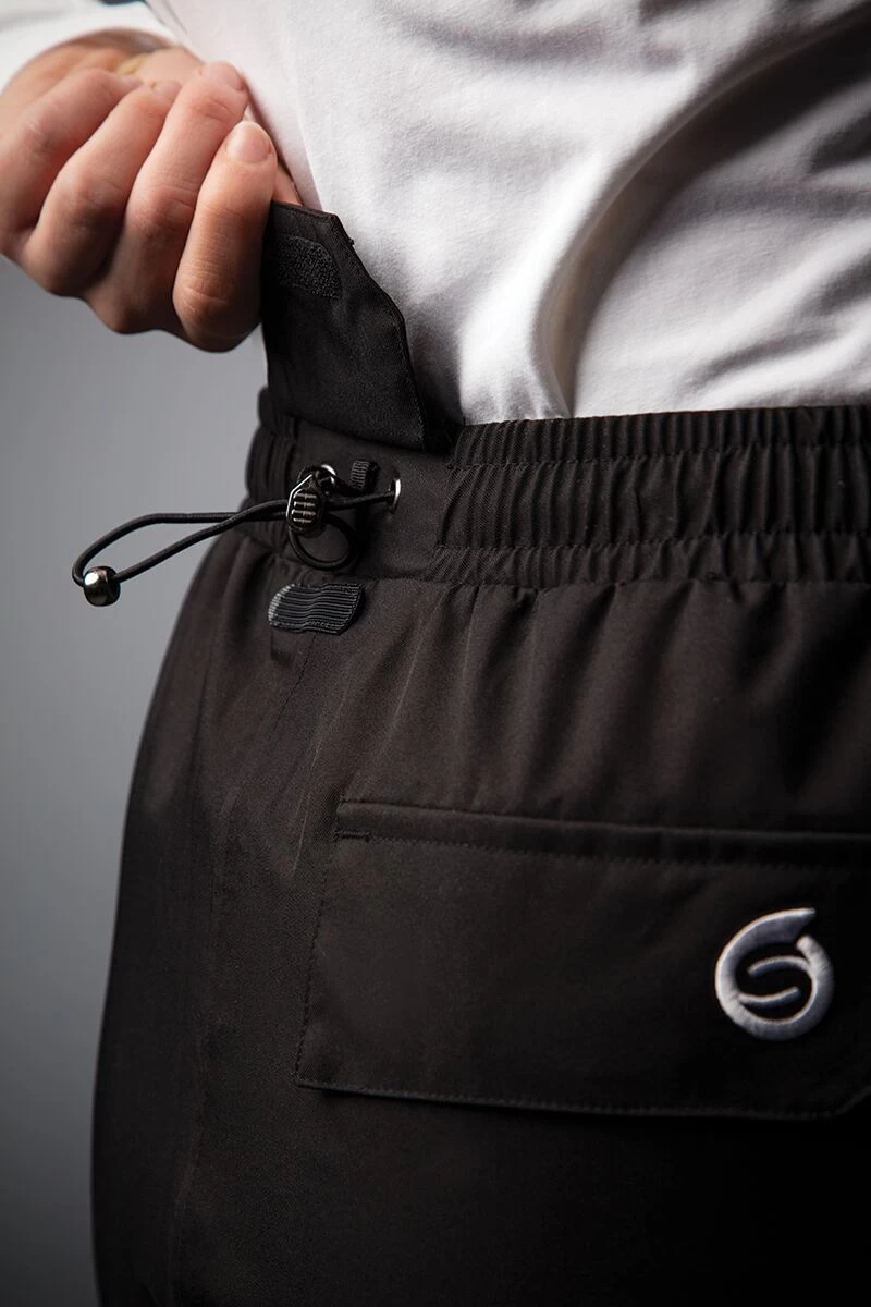 Sunderland MONTANA Ladies Lightweight Waterproof Golf Trousers BLACK Lifetime Waterproof Guarantee - Image 3