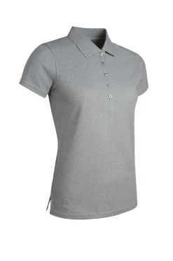 Glenmuir Ladies Paloma Polo Shirt Light Grey Marl