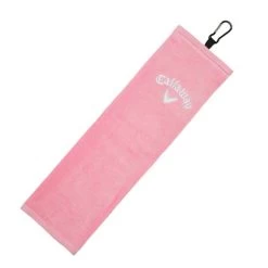 Callaway Tri-Fold Towel 16"x21" Pink