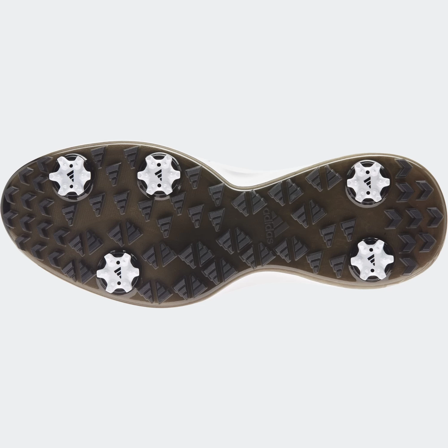 Adidas Golf Mens 2021 Performance Classic Leather Bounce-WHITE - Image 2