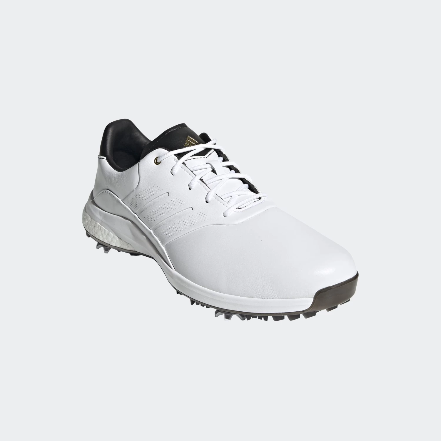 Adidas Golf Mens 2021 Performance Classic Leather Bounce-WHITE - Image 4
