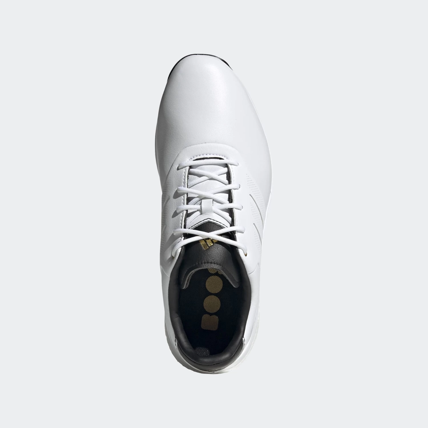 Adidas Golf Mens 2021 Performance Classic Leather Bounce-WHITE - Image 3