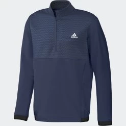 Adidas Gents COLD.RDY 1/4 Z CREW NAVY