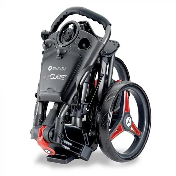 Motocaddy Cube Push Trolley Red - Image 2