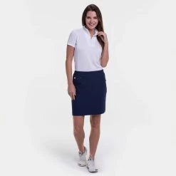 EPNY Ladies BI STRETCH PULL ON SKORT Inky
