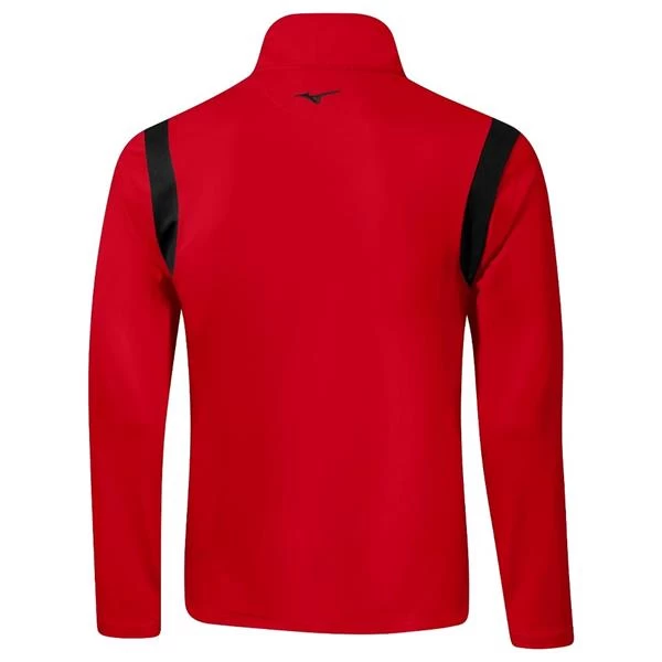 Mizuno Gents Breeze Elite ¼ Zip Top Red - Image 2