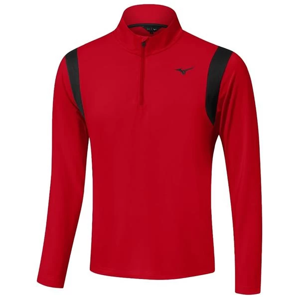 Mizuno Gents Breeze Elite ¼ Zip Top Red