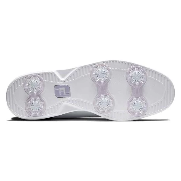 FootJoy Ladies FJ Traditions Shoes White - Navy - Image 2