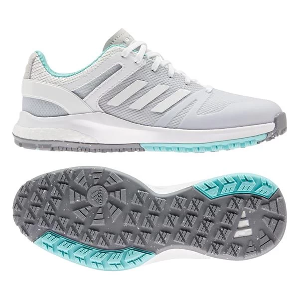 Adidas Ladies EQT Spike Less Shoes Cloud White - Acid Mint - Image 4
