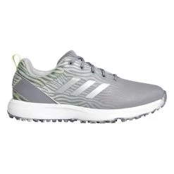 Adidas Ladies S2G Spikeless Lace Shoes Grey Three - Silver Met - Almost Lime