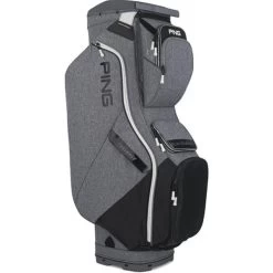 Ping Traverse 214 Cart Bag Heather Grey Black White