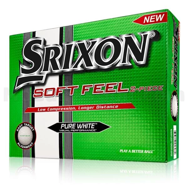 Srixon 22 Soft Feel Golf Balls Dozen White