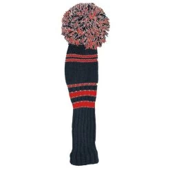 Longridge Pom Pom Headcover - Driver Red