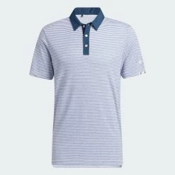 Adidas Gents HEAT.RDY MICRO-STRIPE POLO SHIRT