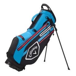 Callaway CHEV DRY STAND BAG Black/CYAN/Fire Red