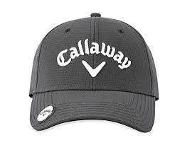 Callaway Gents Stitch Magnet Adj Cap Charcoal