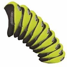 Longridge EZE IRON COVERS 10PCS BLACK/LIME