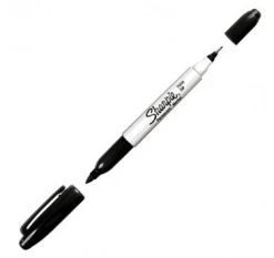 Longridge SHARPIE TWIN TIP MARKER BLACK