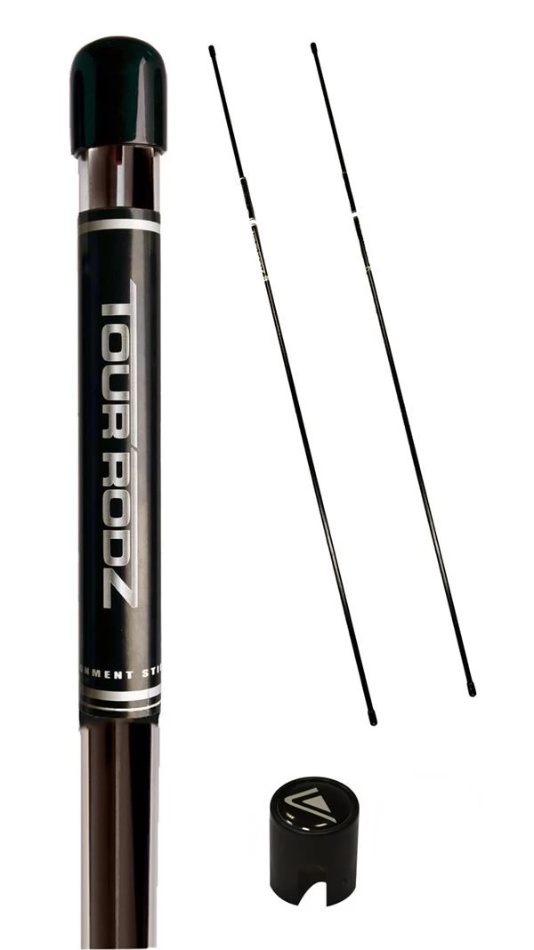 Longridge TOUR RODZ ALIGNMENT STICKS - 2pCS Black