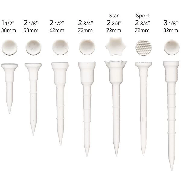 Lignum 72mm Tees 12pk - Flying Pink - Image 3