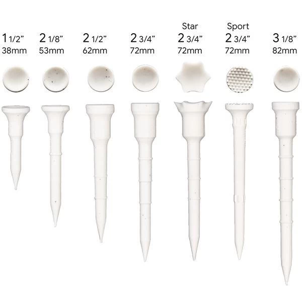 Lignum 72mm Tees 12pk - Punchy Pink - Image 3